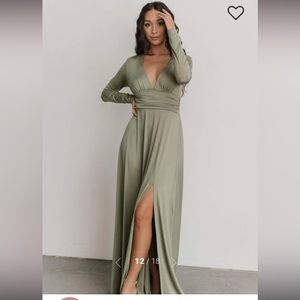 Baltic Born Arianna Maxi Dress - Dusty Sage